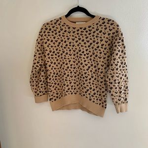 Animal Print Sweater Size 11-12